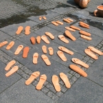Letnja obuća od terakote u Knez Mihailovoj